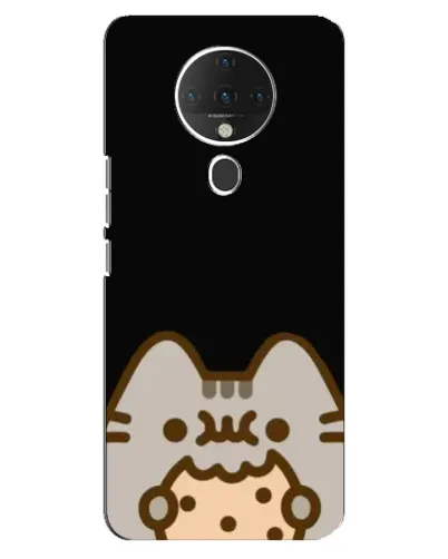 Чехол для TECNO Spark 6 с картинкой «Пушин на черном» Чехол для TECNO Spark 6 с картинкой «Пушин на черном»