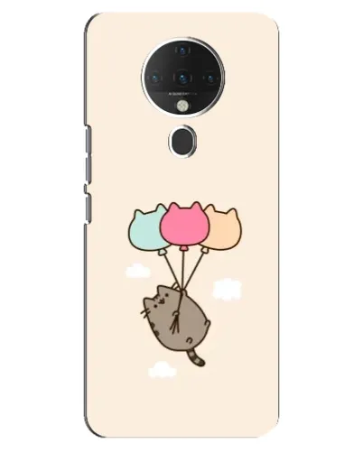 Чехол для TECNO Spark 6 с картинкой «Пушин на шариках» Чехол для TECNO Spark 6 с картинкой «Пушин на шариках»
