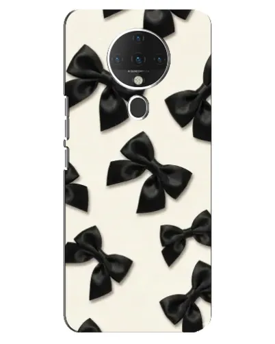 Чехол для TECNO Spark 6 с картинкой «Черные бантики» Чехол для TECNO Spark 6 с картинкой «Черные бантики»