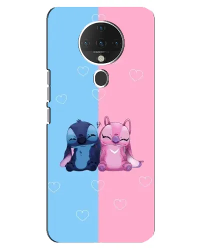 Чехол для TECNO Spark 6 с картинкой «Stitch и Angel Love» Чехол для TECNO Spark 6 с картинкой «Stitch и Angel Love»