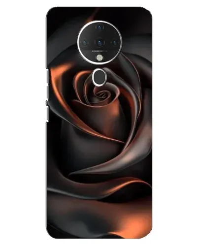 Чехол для TECNO Spark 6 с картинкой «Шелковая черная роза» Чехол для TECNO Spark 6 с картинкой «Шелковая черная роза»