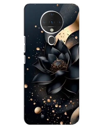 Чехол для TECNO Spark 6 с картинкой «Черный лотос» Чехол для TECNO Spark 6 с картинкой «Черный лотос»