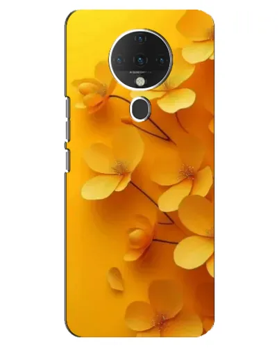 Чехол для TECNO Spark 6 с картинкой «Золотые лепестки» Чехол для TECNO Spark 6 с картинкой «Золотые лепестки»