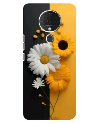 Чехол для TECNO Spark 6 с картинкой «Подсолнух и ромашка» Чехол для TECNO Spark 6 с картинкой «Подсолнух и ромашка»