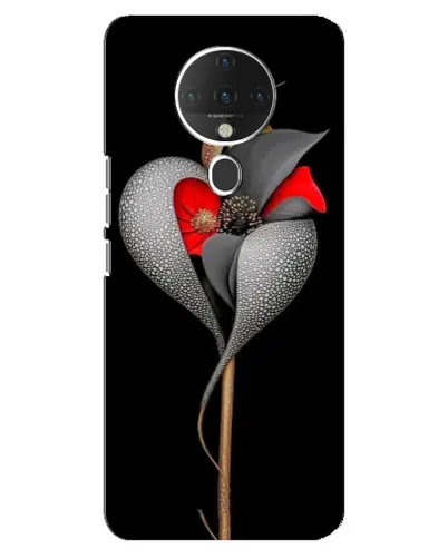 Чехол для TECNO Spark 6 с картинкой «Серебряный фантазийный цветок» Чехол для TECNO Spark 6 с картинкой «Серебряный фантазийный цветок»