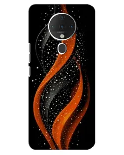 Чехол для TECNO Spark 6 с картинкой «Огненная звездная волна»