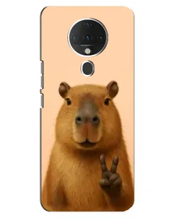 Чохол для TECNO Spark 6 з картинкою «Капібара вікторія»