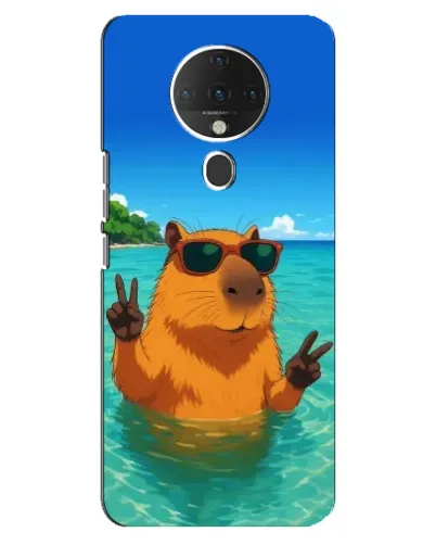 Чохол для TECNO Spark 6 з картинкою «Морська капібара» Чохол для TECNO Spark 6 з картинкою «Морська капібара»