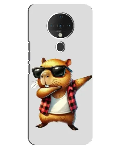 Чохол для TECNO Spark 6 з картинкою «Капібара репер даб» Чохол для TECNO Spark 6 з картинкою «Капібара репер даб»