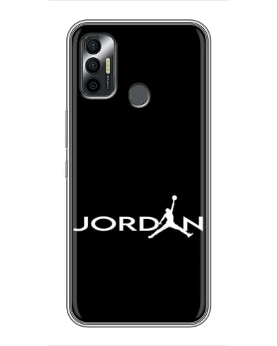 Чехол для TECNO Spark 7 (KF6n) с картинкой «Jordan White Logo» Чехол для TECNO Spark 7 (KF6n) с картинкой «Jordan White Logo»