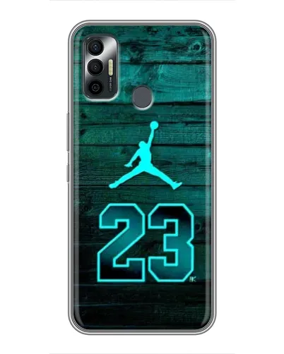 Чехол для TECNO Spark 7 (KF6n) с картинкой «Jordan Cyan 23» Чехол для TECNO Spark 7 (KF6n) с картинкой «Jordan Cyan 23»