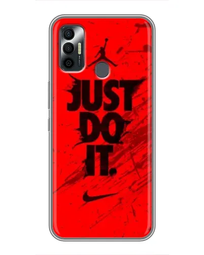 Чехол для TECNO Spark 7 (KF6n) с картинкой «Nike Just Do It» Чехол для TECNO Spark 7 (KF6n) с картинкой «Nike Just Do It»