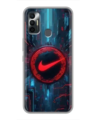 Чехол для TECNO Spark 7 (KF6n) с картинкой «Техногенный стиль Nike» Чехол для TECNO Spark 7 (KF6n) с картинкой «Техногенный стиль Nike»
