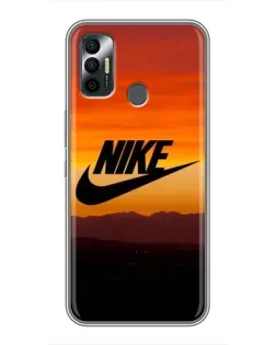 Чехол для TECNO Spark 7 (KF6n) с картинкой «Nike — вечерний горизонт»