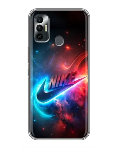 Чехол для TECNO Spark 7 (KF6n) с картинкой «Огненный логотип Nike» Чехол для TECNO Spark 7 (KF6n) с картинкой «Огненный логотип Nike»