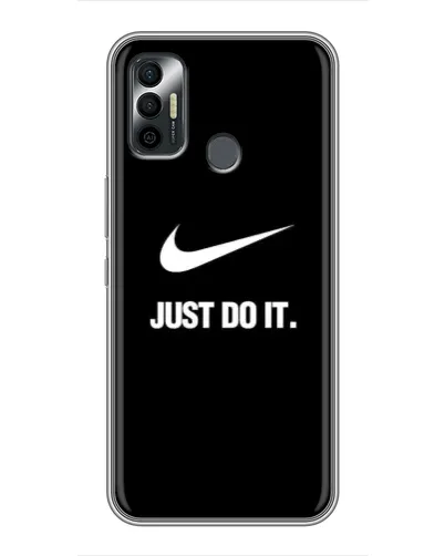 Чехол для TECNO Spark 7 (KF6n) с картинкой «Классический принт Nike» Чехол для TECNO Spark 7 (KF6n) с картинкой «Классический принт Nike»
