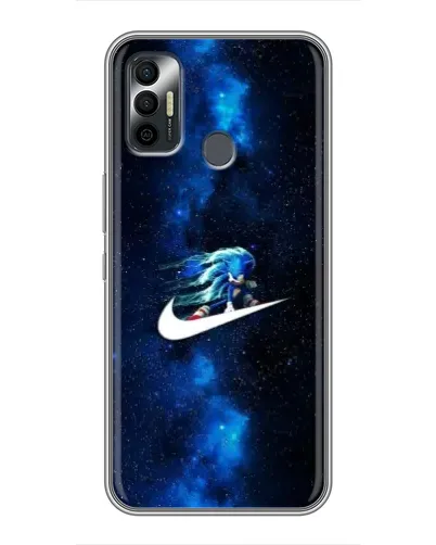 Чехол для TECNO Spark 7 (KF6n) с картинкой «Звездный путь Nike» Чехол для TECNO Spark 7 (KF6n) с картинкой «Звездный путь Nike»
