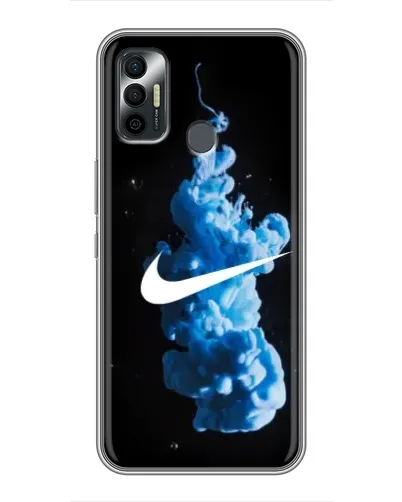 Чехол для TECNO Spark 7 (KF6n) с картинкой «Nike и синий дым» Чехол для TECNO Spark 7 (KF6n) с картинкой «Nike и синий дым»