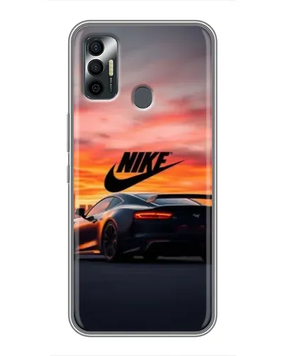 Чехол для TECNO Spark 7 (KF6n) с картинкой «Nike и суперкар» Чехол для TECNO Spark 7 (KF6n) с картинкой «Nike и суперкар»