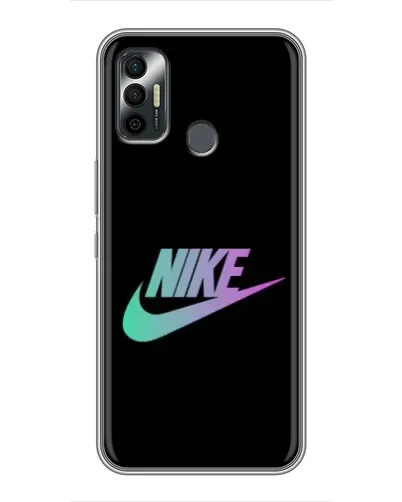 Чехол для TECNO Spark 7 (KF6n) с картинкой «Nike — городская ночь» Чехол для TECNO Spark 7 (KF6n) с картинкой «Nike — городская ночь»