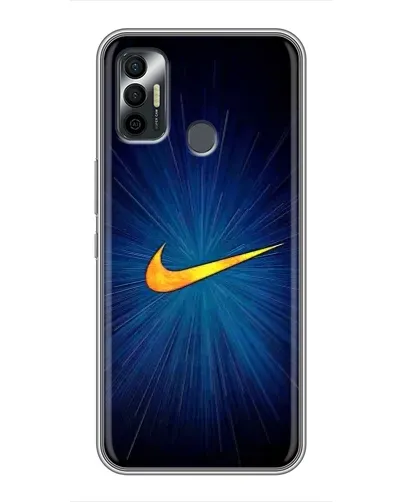 Чехол для TECNO Spark 7 (KF6n) с картинкой «Синий пульс Nike» Чехол для TECNO Spark 7 (KF6n) с картинкой «Синий пульс Nike»