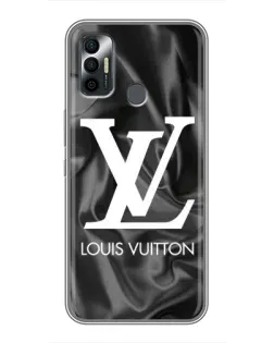 Чехол для TECNO Spark 7 (KF6n) с картинкой «Шелковый Louis Vuitton»