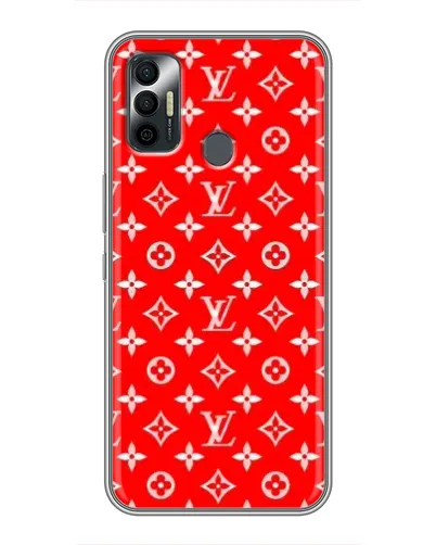 Чехол для TECNO Spark 7 (KF6n) с картинкой «Яркий паттерн LV» Чехол для TECNO Spark 7 (KF6n) с картинкой «Яркий паттерн LV»