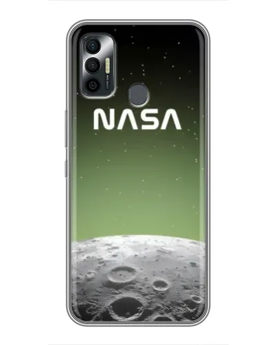 Чехол для TECNO Spark 7 (KF6n) с картинкой «NASA — лунный градиент» Чехол для TECNO Spark 7 (KF6n) с картинкой «NASA — лунный градиент»