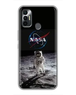 Чехол для TECNO Spark 7 (KF6n) с картинкой «Астронавт на Луне» Чехол для TECNO Spark 7 (KF6n) с картинкой «Астронавт на Луне»