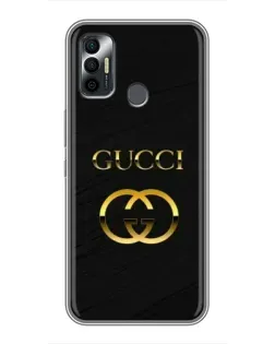 Чехол для TECNO Spark 7 (KF6n) с картинкой «Золотой логотип Gucci» Чехол для TECNO Spark 7 (KF6n) с картинкой «Золотой логотип Gucci»