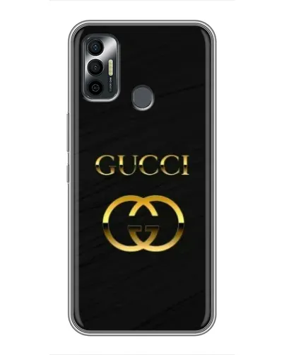 Чехол для TECNO Spark 7 (KF6n) с картинкой «Золотой логотип Gucci» Чехол для TECNO Spark 7 (KF6n) с картинкой «Золотой логотип Gucci»