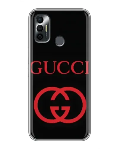 Чехол для TECNO Spark 7 (KF6n) с картинкой «Gucci — красный логотип» Чехол для TECNO Spark 7 (KF6n) с картинкой «Gucci — красный логотип»