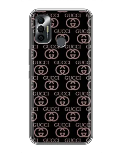 Чехол для TECNO Spark 7 (KF6n) с картинкой «Классическая монограмма Gucci» Чехол для TECNO Spark 7 (KF6n) с картинкой «Классическая монограмма Gucci»
