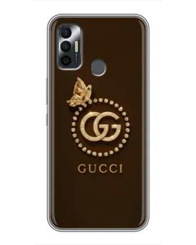 Чехол для TECNO Spark 7 (KF6n) с картинкой «Gucci — золотая бабочка» Чехол для TECNO Spark 7 (KF6n) с картинкой «Gucci — золотая бабочка»
