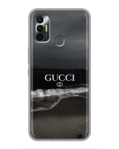 Чехол для TECNO Spark 7 (KF6n) с картинкой «Gucci — морской прибой» Чехол для TECNO Spark 7 (KF6n) с картинкой «Gucci — морской прибой»