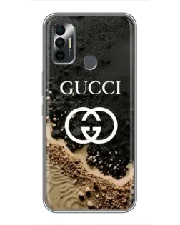 Чехол для TECNO Spark 7 (KF6n) с картинкой «Gucci — песчаные дюны» Чехол для TECNO Spark 7 (KF6n) с картинкой «Gucci — песчаные дюны»