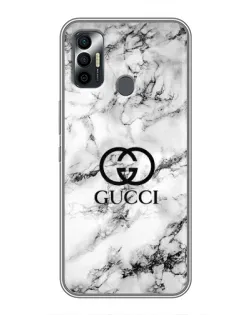 Чехол для TECNO Spark 7 (KF6n) с картинкой «Gucci — мраморный шик» Чехол для TECNO Spark 7 (KF6n) с картинкой «Gucci — мраморный шик»