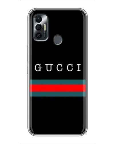 Чехол для TECNO Spark 7 (KF6n) с картинкой «Gucci — красный пояс» Чехол для TECNO Spark 7 (KF6n) с картинкой «Gucci — красный пояс»