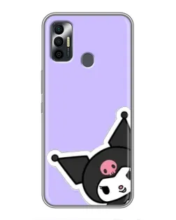 Чехол для TECNO Spark 7 (KF6n) с картинкой «Забавная Kuromi»