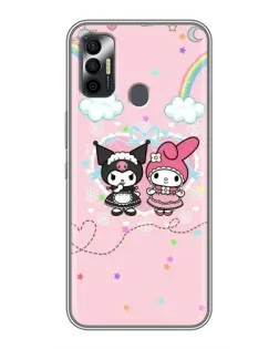 Чехол для TECNO Spark 7 (KF6n) с картинкой «My Melody и Kuromi»