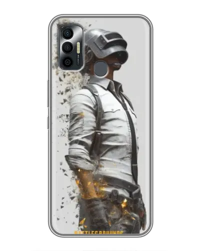 Чехол для TECNO Spark 7 (KF6n) с картинкой «PUBG — боец в пыли» Чехол для TECNO Spark 7 (KF6n) с картинкой «PUBG — боец в пыли»