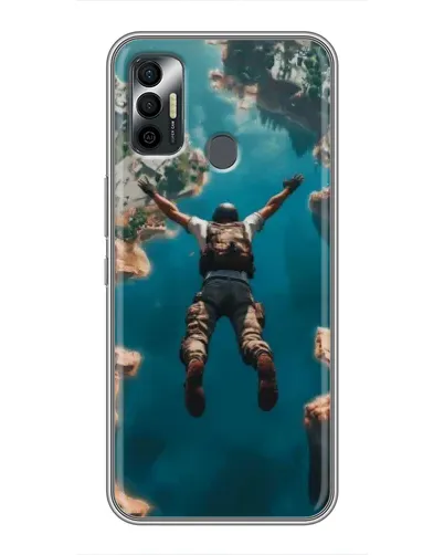 Чехол для TECNO Spark 7 (KF6n) с картинкой «PUBG — свободное падение» Чехол для TECNO Spark 7 (KF6n) с картинкой «PUBG — свободное падение»
