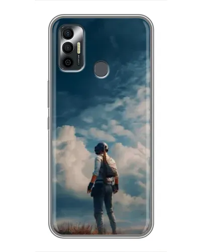 Чехол для TECNO Spark 7 (KF6n) с картинкой «Герой PUBG на скале» Чехол для TECNO Spark 7 (KF6n) с картинкой «Герой PUBG на скале»