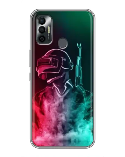 Чехол для TECNO Spark 7 (KF6n) с картинкой «PUBG — огненный воин» Чехол для TECNO Spark 7 (KF6n) с картинкой «PUBG — огненный воин»