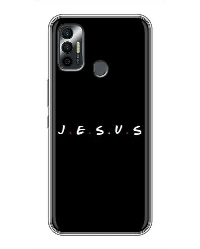 Чохол для TECNO Spark 7 (KF6n) з картинкою «Крапки віри J.E.S.U.S.»
