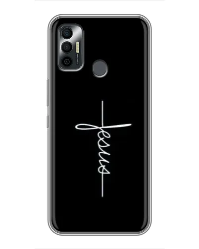 Чохол для TECNO Spark 7 (KF6n) з картинкою «Тонка лінія віри»
