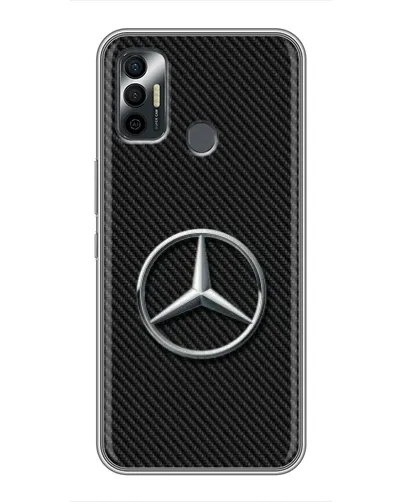 Чехол для TECNO Spark 7 (KF6n) с картинкой «Карбоновый Mercedes стиль» Чехол для TECNO Spark 7 (KF6n) с картинкой «Карбоновый Mercedes стиль»