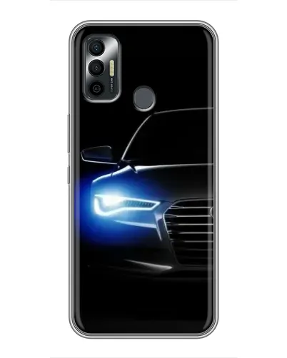 Чохол для TECNO Spark 7 (KF6n) з картинкою «Неоновий погляд Audi» Чохол для TECNO Spark 7 (KF6n) з картинкою «Неоновий погляд Audi»