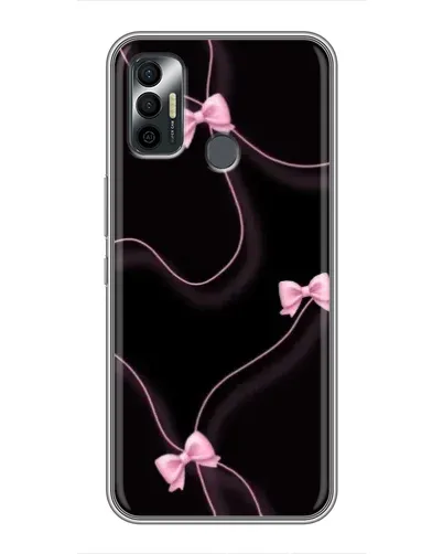 Чехол для TECNO Spark 7 (KF6n) с картинкой «Розовые ленты» Чехол для TECNO Spark 7 (KF6n) с картинкой «Розовые ленты»