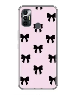 Чохол для TECNO Spark 7 (KF6n) з картинкою «Чорні банти Coquette» Чохол для TECNO Spark 7 (KF6n) з картинкою «Чорні банти Coquette»